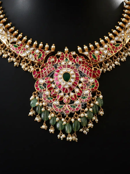 Heavy Kundan Necklace Set Jewellery