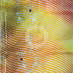 KACHI PATTI LEHERIYA KOTA DORIYA FLARED LEHENGA