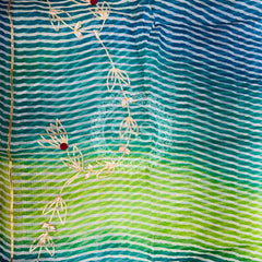 KACHI PATTI LEHERIYA KOTA DORIYA FLARED LEHENGA