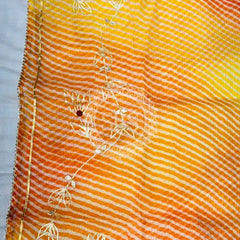 KACHI PATTI LEHERIYA KOTA DORIYA FLARED LEHENGA