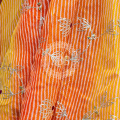 KACHI PATTI LEHERIYA KOTA DORIYA FLARED LEHENGA