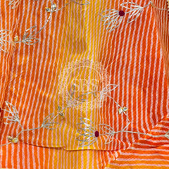 KACHI PATTI LEHERIYA KOTA DORIYA FLARED LEHENGA