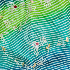 KACHI PATTI LEHERIYA KOTA DORIYA FLARED LEHENGA