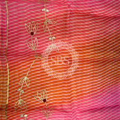 KACHI PATTI LEHERIYA KOTA DORIYA FLARED LEHENGA