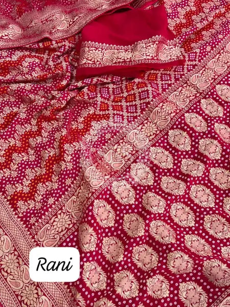 KHADDI GEORGETTE SAREE