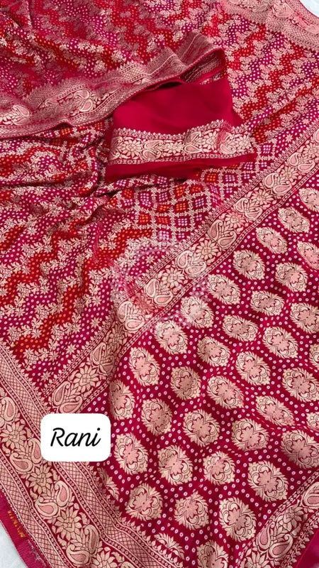 KHADDI GEORGETTE SAREE