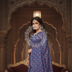 KOTA DORIYA AJRAK SAREE