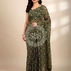 KOTA DORIYA AJRAK SAREE