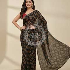 KOTA DORIYA AJRAK SAREE