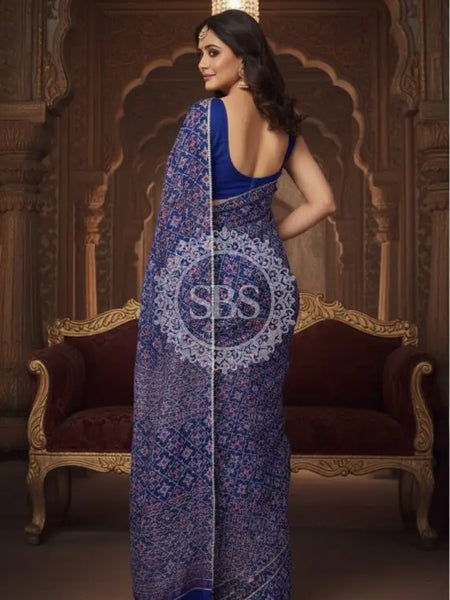 KOTA DORIYA AJRAK SAREE