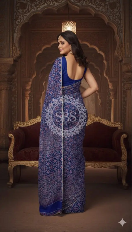 KOTA DORIYA AJRAK SAREE