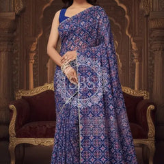 KOTA DORIYA AJRAK SAREE