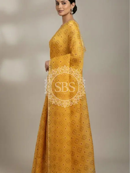 KOTA DORIYA AJRAK SAREE