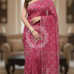 KOTA DORIYA AJRAK SAREE