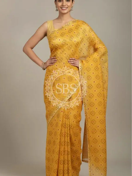 KOTA DORIYA AJRAK SAREE