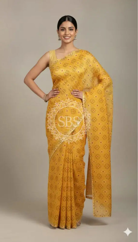 KOTA DORIYA AJRAK SAREE