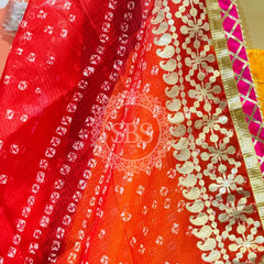 KOTA DORIYA BHANDEJ KACHI PATTI LEHENGA