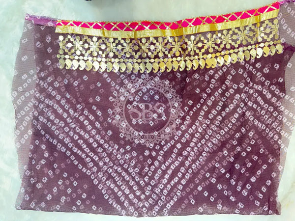 KOTA DORIYA BHANDEJ KACHI PATTI LEHENGA