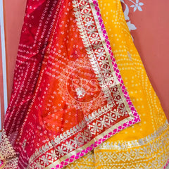 KOTA DORIYA BHANDEJ KACHI PATTI LEHENGA