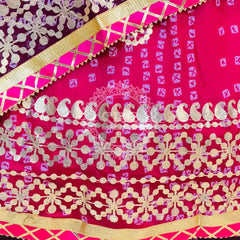 KOTA DORIYA BHANDEJ KACHI PATTI LEHENGA