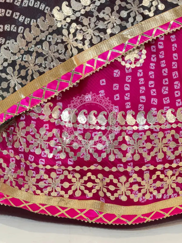 KOTA DORIYA BHANDEJ KACHI PATTI LEHENGA