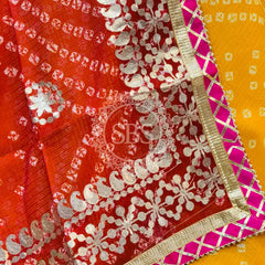 KOTA DORIYA BHANDEJ KACHI PATTI LEHENGA