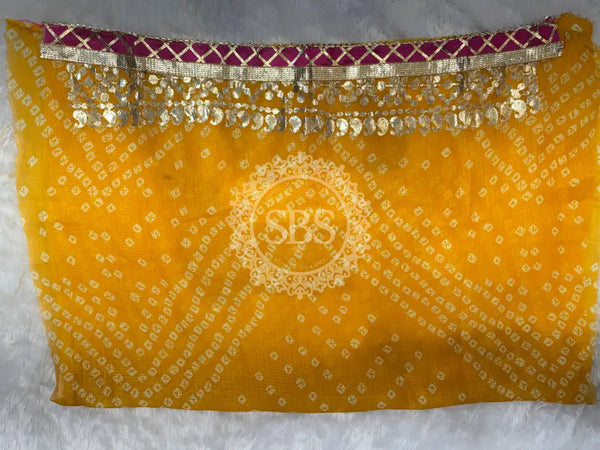 KOTA DORIYA BHANDEJ KACHI PATTI LEHENGA