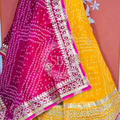 KOTA DORIYA BHANDEJ KACHI PATTI LEHENGA