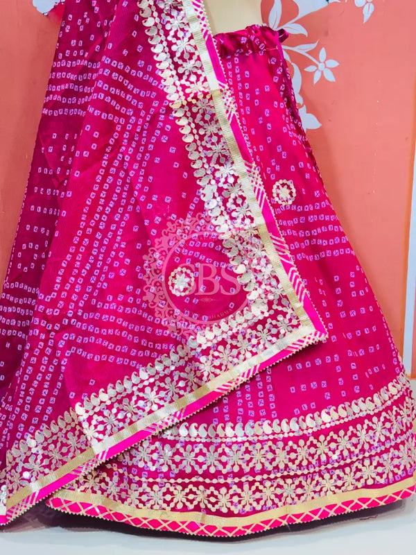 KOTA DORIYA BHANDEJ KACHI PATTI LEHENGA
