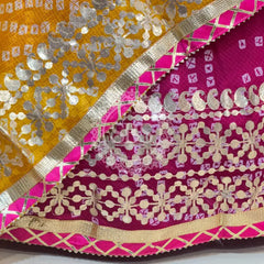 KOTA DORIYA BHANDEJ KACHI PATTI LEHENGA