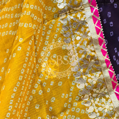 KOTA DORIYA BHANDEJ KACHI PATTI LEHENGA