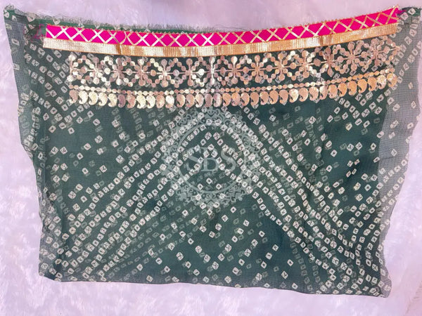 KOTA DORIYA BHANDEJ KACHI PATTI LEHENGA