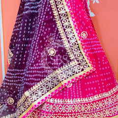 KOTA DORIYA BHANDEJ KACHI PATTI LEHENGA