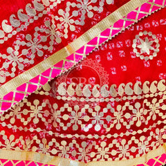 KOTA DORIYA BHANDEJ KACHI PATTI LEHENGA