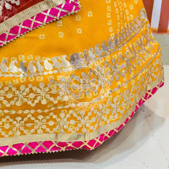 KOTA DORIYA BHANDEJ KACHI PATTI LEHENGA