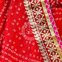 KOTA DORIYA BHANDEJ KACHI PATTI LEHENGA