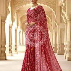 KOTA DORIYA ELEPHANT AJRAK SAREE