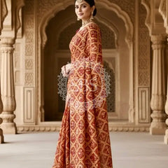 KOTA DORIYA ELEPHANT AJRAK SAREE