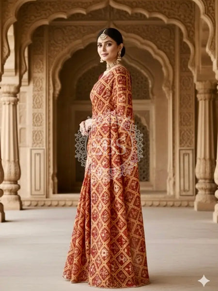 KOTA DORIYA ELEPHANT AJRAK SAREE