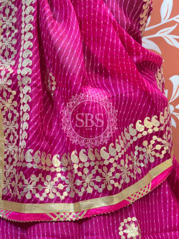 KOTA DORIYA GOTA PATTI LEHENGA
