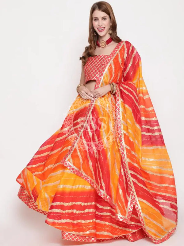 KOTA DORIYA GOTA PATTI LEHENGA