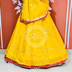 KOTA DORIYA KACHI PATTI DOUBLE BORDER LEHENGA