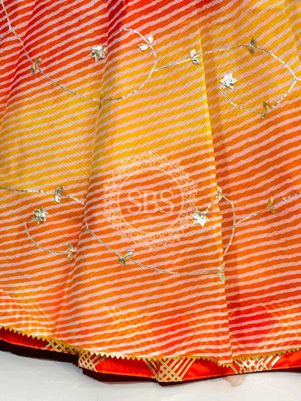 KOTA DORIYA KACHI PATTI DOUBLE BORDER LEHENGA