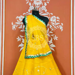 KOTA DORIYA KACHI PATTI DOUBLE BORDER LEHENGA