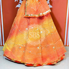 KOTA DORIYA KACHI PATTI DOUBLE BORDER LEHENGA