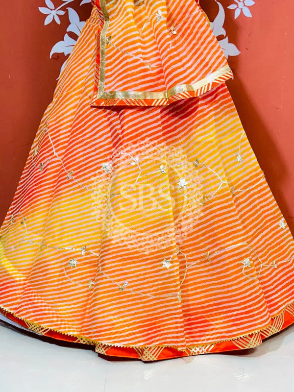 KOTA DORIYA KACHI PATTI DOUBLE BORDER LEHENGA