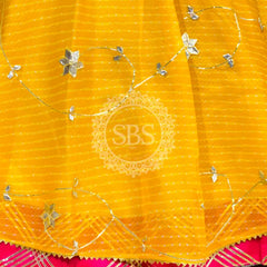 KOTA DORIYA KACHI PATTI DOUBLE BORDER LEHENGA