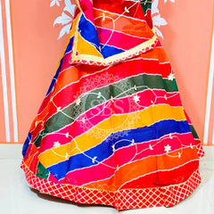 KOTA DORIYA KACHI PATTI DOUBLE BORDER LEHENGA