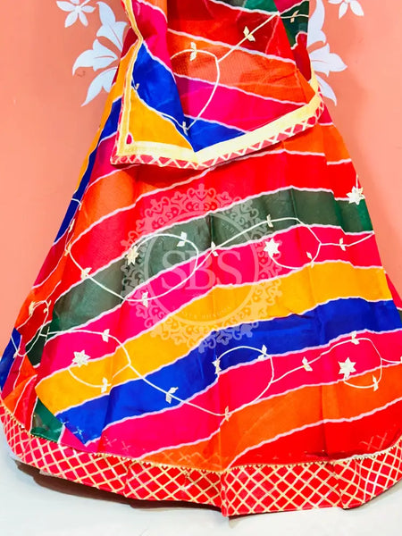 KOTA DORIYA KACHI PATTI DOUBLE BORDER LEHENGA