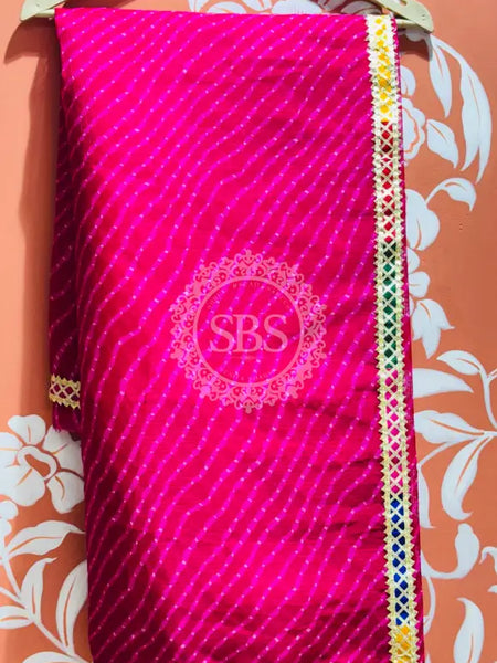 KOTA DORIYA MOTHRA SAREE Pink / Free Size